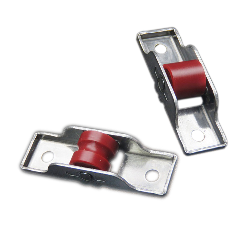 Aluminum window wheel 14mm 16mm with nylon ball bearing â angled view