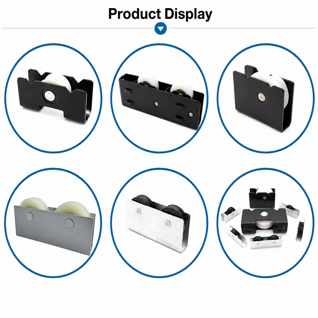 L20 window roller – installed on aluminium window frame